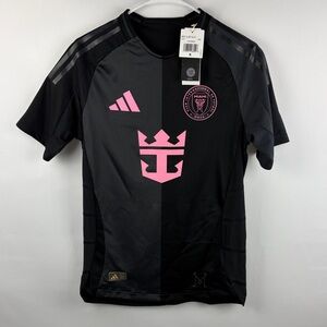Adidas Inter Miami Messi #10 Jersey Black Pink MLS Authentic NWT Men’s Size S